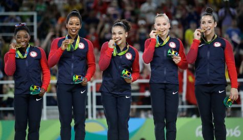 The Final Five after winning team gold in Rio (www.nbcolympics.com)
