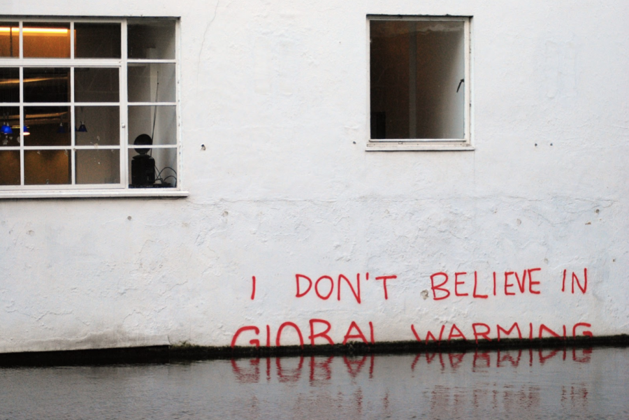 "I don't believe in global warming"
