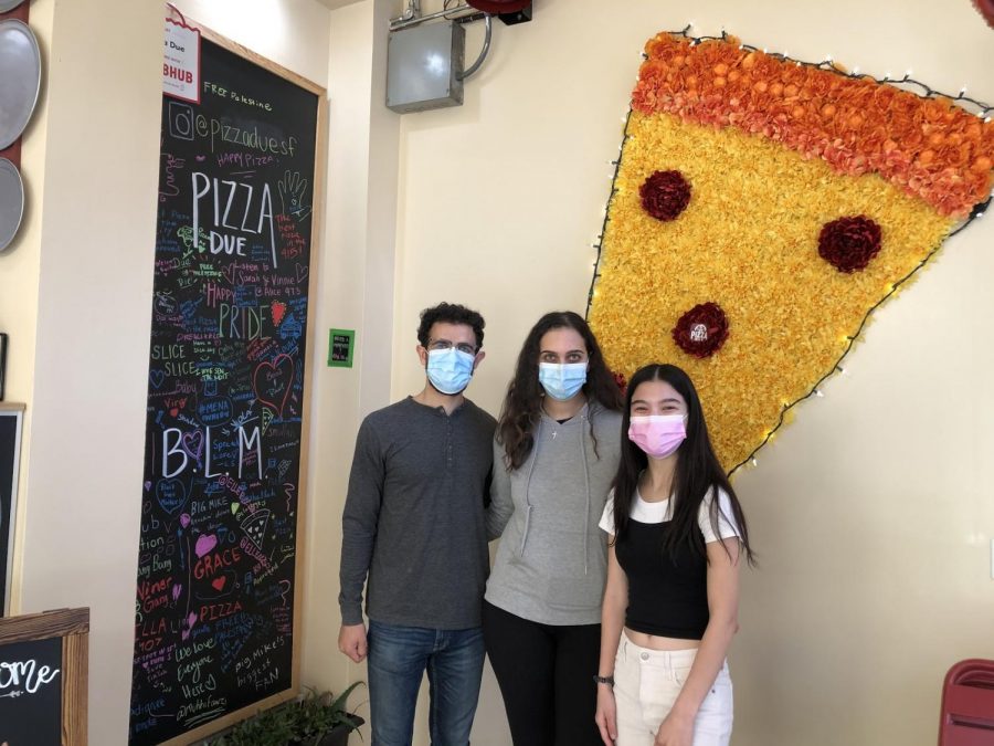 Kylie Hansen at Saif Haddad's family owned and family-operated pizzeria, Pizza Due on 489 Church St., San Francisco.  