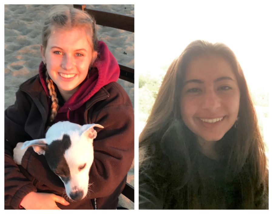 Left: Outgoing Editor Margot Hart '22
Right: Incoming Editor Atessa Anoshiravani '23
