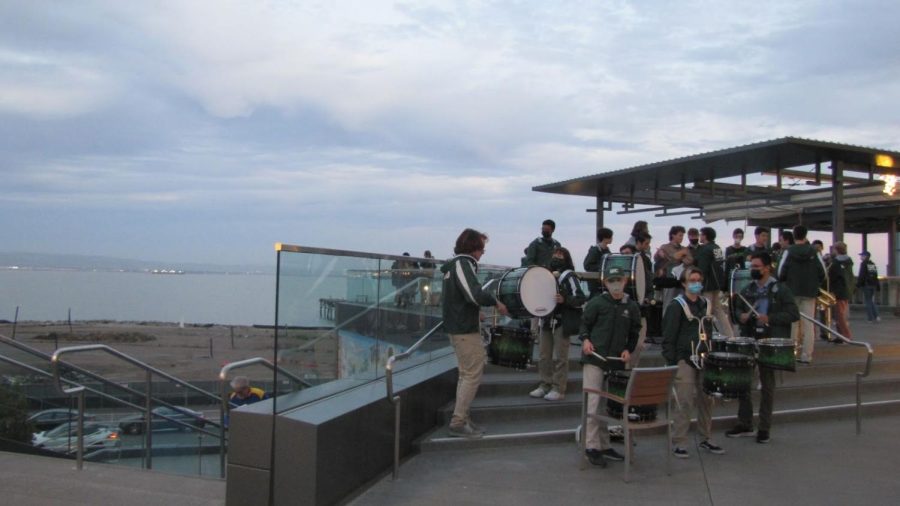 SHC band performs before the game last year.