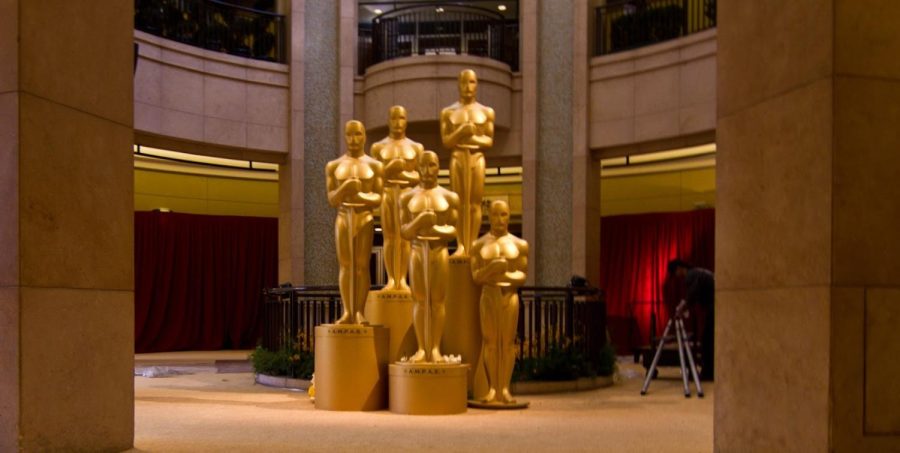 A picture of an Academy Awards display, taken by David Torcivia in 2011 and licensed under Creative Commons.