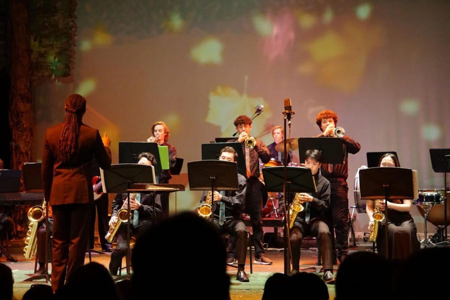 Jazz band at the Winter Instrumental Concert