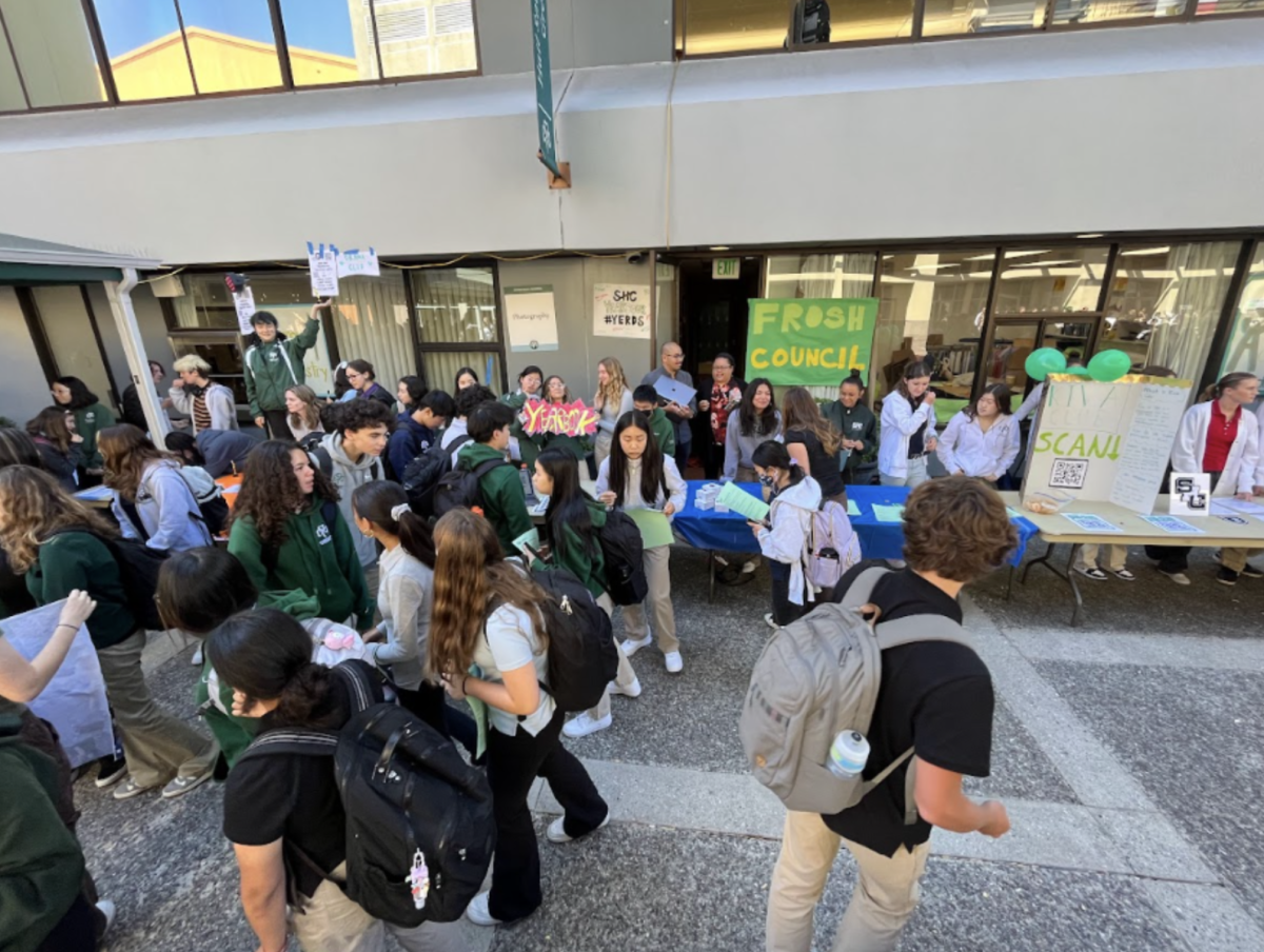 Students explore the different club options at the Activity Fair.