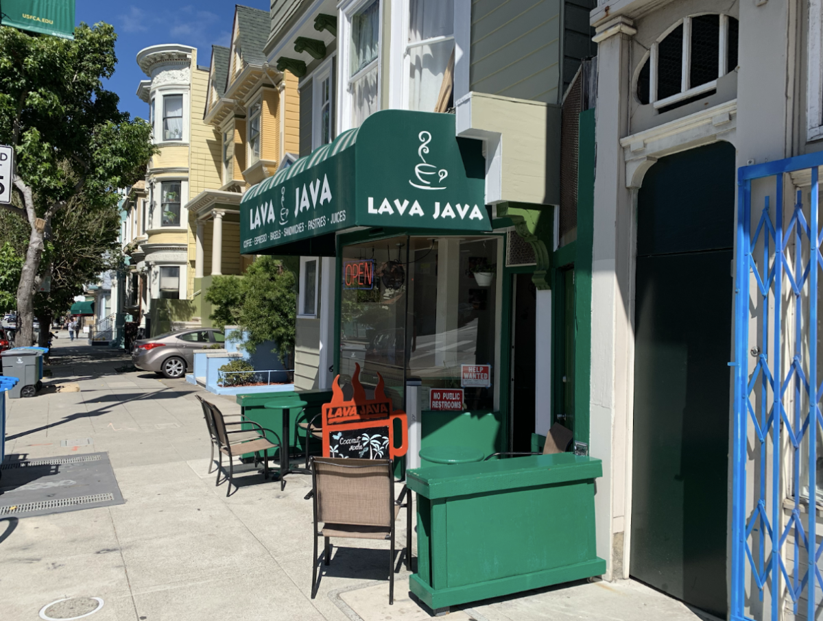 Lava Java, pictured above, is the perfect place to get a snack before the game!