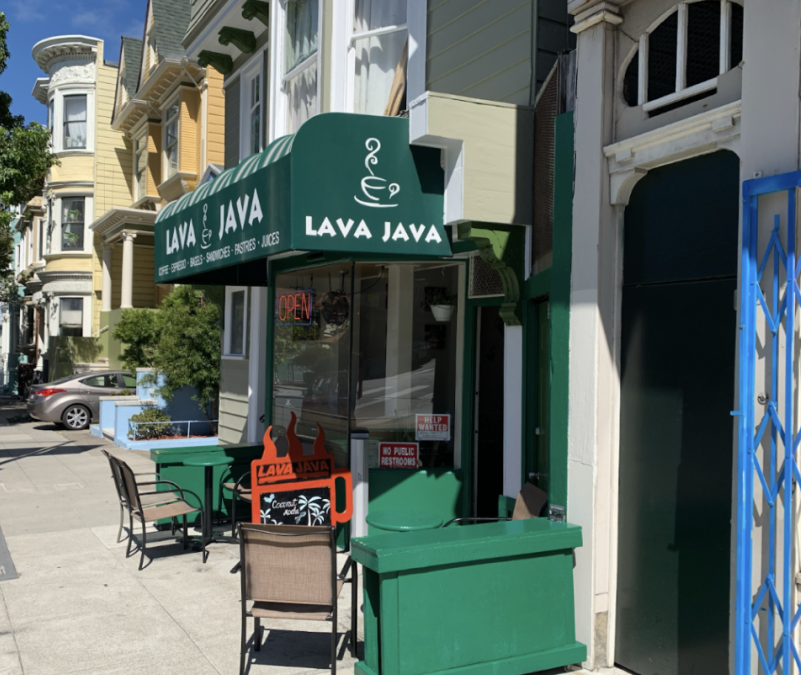 Lava Java, pictured above, is the perfect place to get a snack before the game!